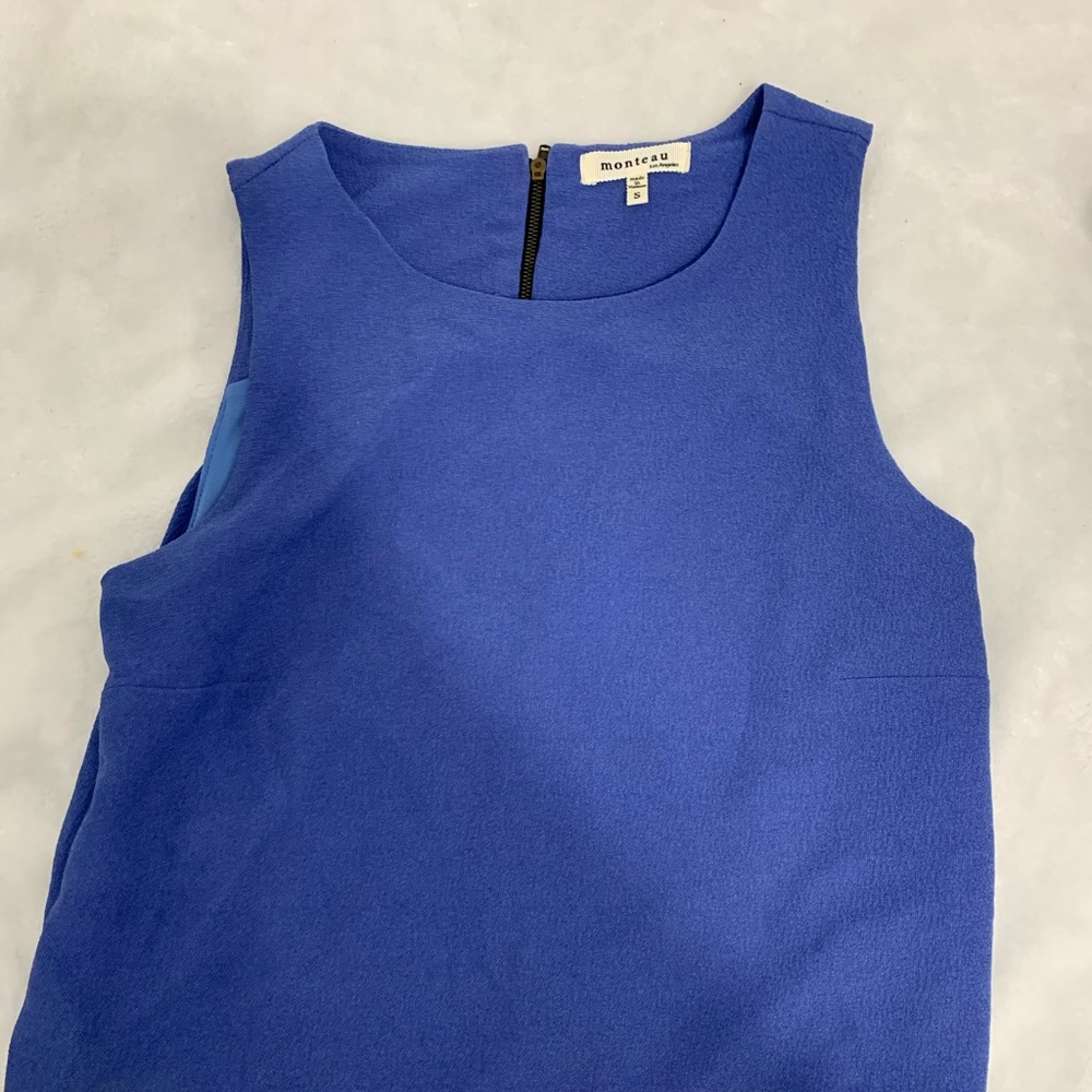 Monteau LA scalloped sleeveless top